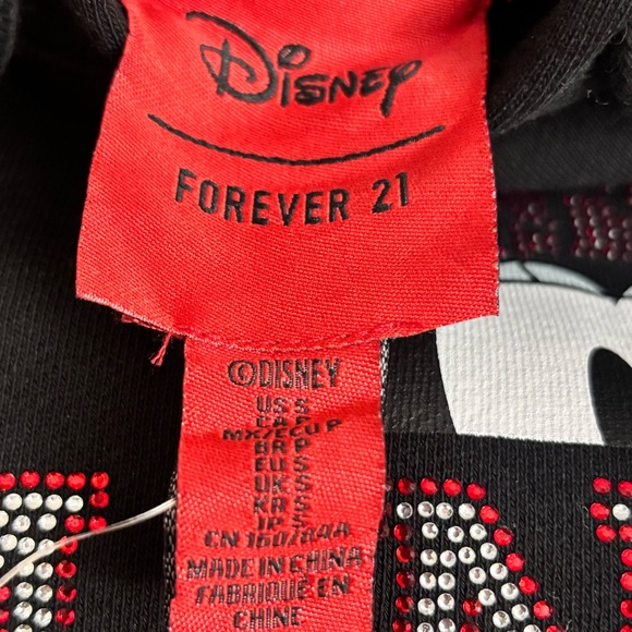 Disney Waist Length Pullover Hoody. Size Small - Picture 3 of 6